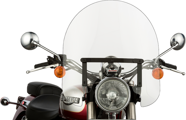 Ss-30 Classic Windshield Black, Clear, 1, nordicamoto.ro
