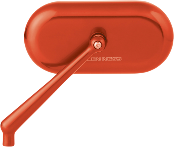 Oval Mirror Orange, Anodized, 1, nordicamoto.ro