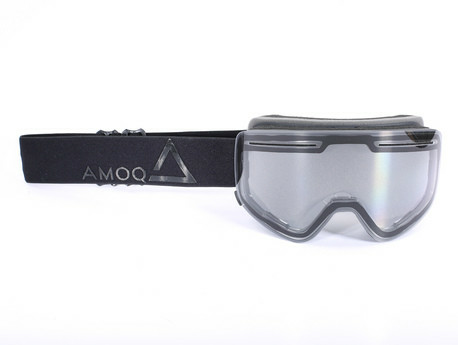 Ochelari Snowmobil AMOQ Vision Dark Grey/Black-Clear-1