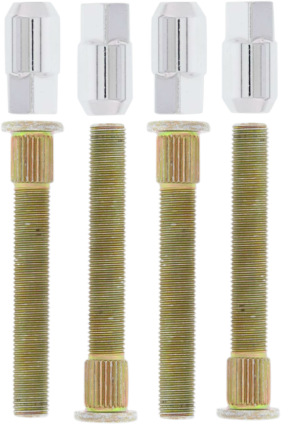 MOOSE RACING Wheel Stud-nut Kit Silver -0