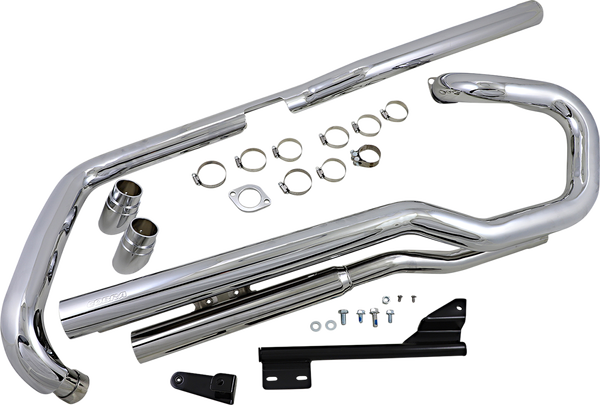 Speedster Slashdown Exhaust System Chrome, 1, nordicamoto.ro