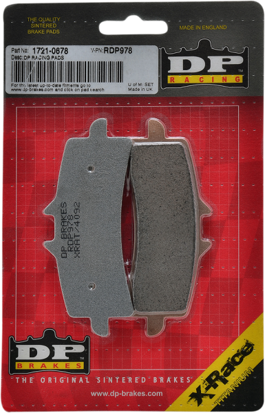 Rdp X-race Titanium Sintered Brake Pads -1