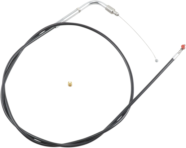 Black Vinyl Throttle/idle Cable Black +152 mm (6''), 1, nordicamoto.ro