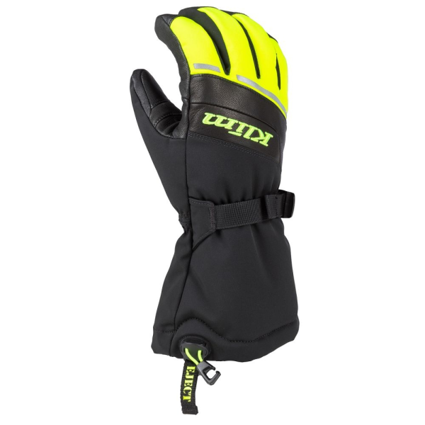 Manusi Snowmobil Klim Blaze Gauntlet Insulated Black - Hi-Vis-3