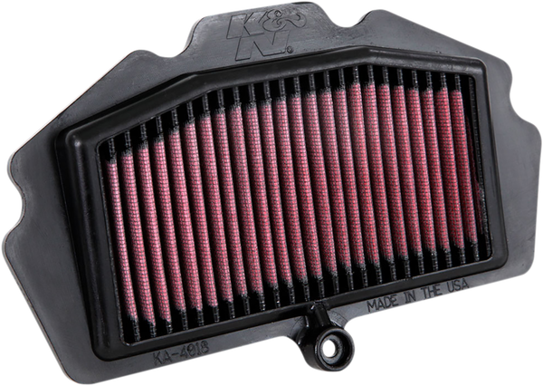 High-flow Air Filter Black, Red, 3, nordicamoto.ro