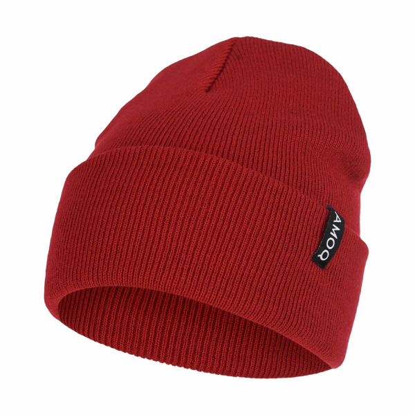 Căciulă AMOQ Axis Beanie Red, 1, nordicamoto.ro