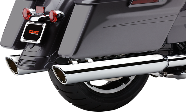 909 Twins Slip-on Mufflers Chrome, 2, nordicamoto.ro