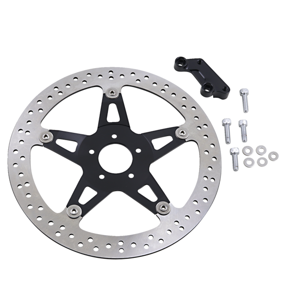 Big Brake Floating Rotor Kit Black, Silver, 4, nordicamoto.ro