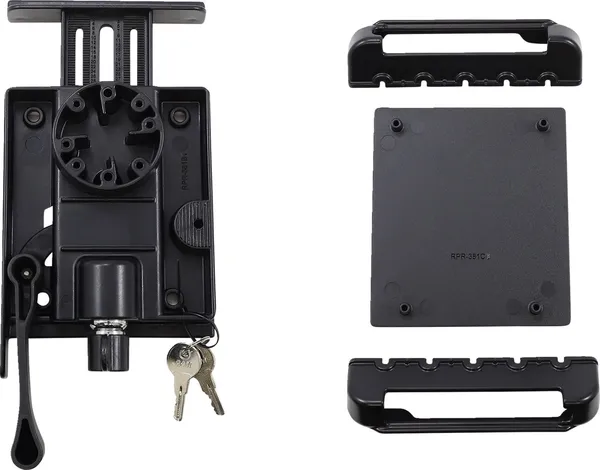 Tab-lock Spring Loaded Holder Black-4