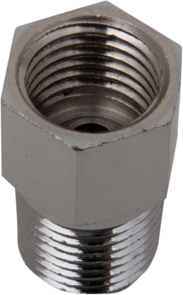 Chrome Steel Brake Line Fitting Chrome, 1, nordicamoto.ro