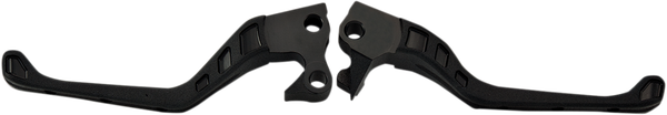 Lever Set Avenger Non-adjustable Racing Style Black, 2, nordicamoto.ro