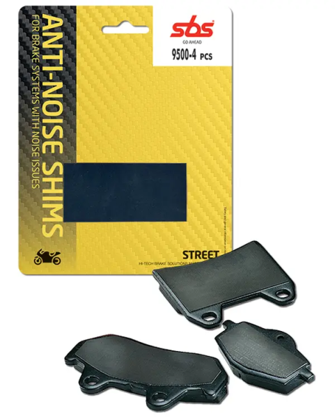 Anti-noise Shims Black, 1, nordicamoto.ro