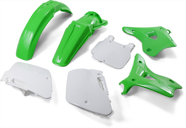 Full Body Replacement Plastic Kit Green, White 