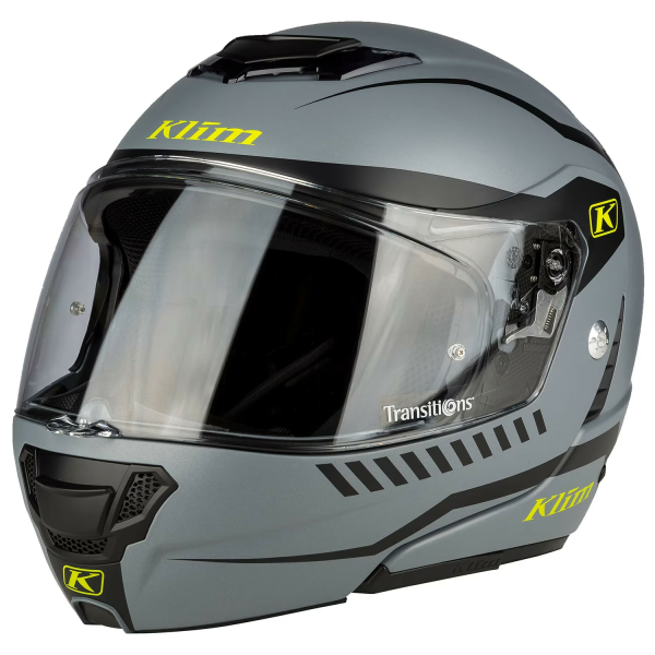 Cască Modulară Klim TK1200 Karbon ECE/DOT Gloss White-24