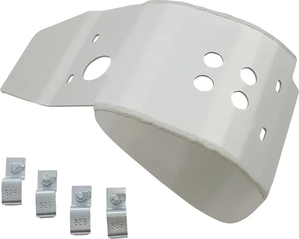 MOOSE RACING Aluminum Skid Plate Silver -0