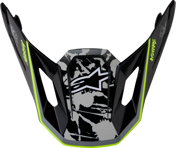Cozoroc Casca Alpinestars SM7 Blaster Galben/Gri/Negru, 1, nordicamoto.ro