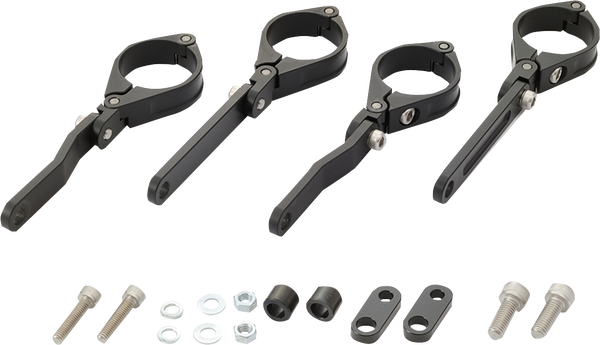 Headlight Bracket Set Black, 2, nordicamoto.ro
