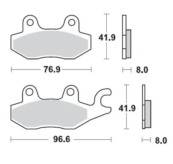 Racing Brake Pads Atv-0