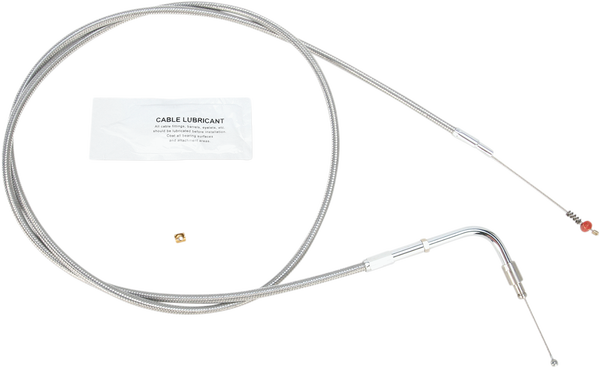 Stainless Steel Throttle/idle Cable Silver +254 mm (10''), 1, nordicamoto.ro