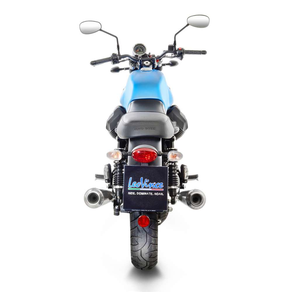 Lv Classic Racer Stainless Steel Slip-on Mufflers Matte, 2, nordicamoto.ro