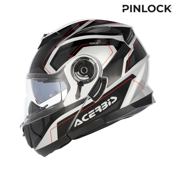 Casca Flip-up Acerbis Serel 22-06 Negru/Argintiu XL-8
