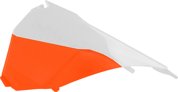 Capac airbox KTM 14-16 Polisport portocaliu/alb-0