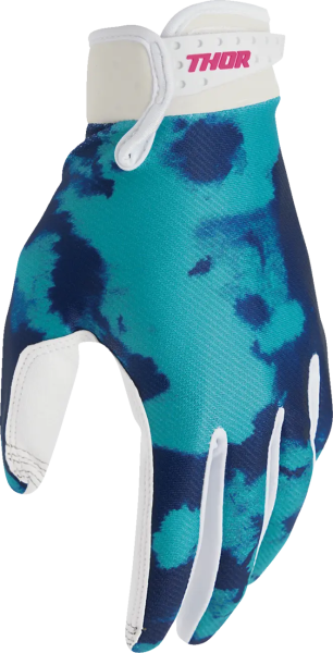 Launchmode Bleach Gloves White, Green, Blue -5