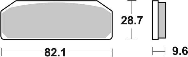 Ds Racing Dual Sintered Brake Pads, 2, nordicamoto.ro