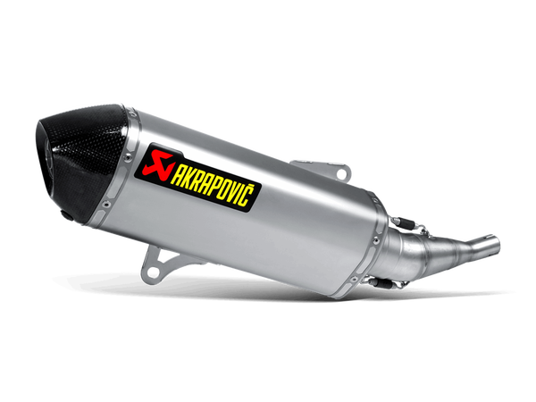 Slip-on Line Muffler Scooter Black, Carbon Fiber-3