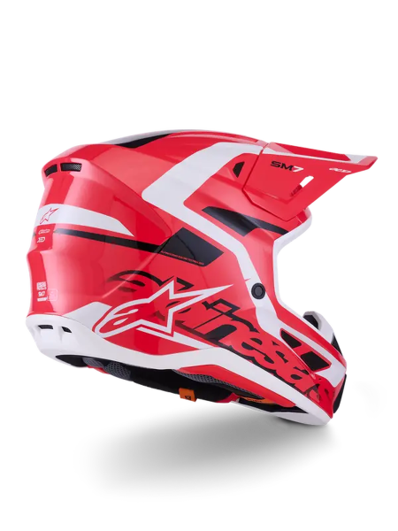 Cască Alpinestars SM7 Deed Red-4