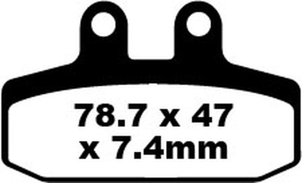 Fa Series Organic Brake Pads, 1, nordicamoto.ro