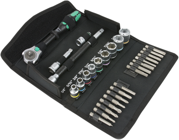 Ratchet 3/8(r) Black, Green, Silver, 1, nordicamoto.ro