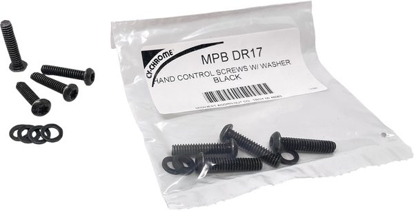 Hand Control Screw Kit Black, 1, nordicamoto.ro