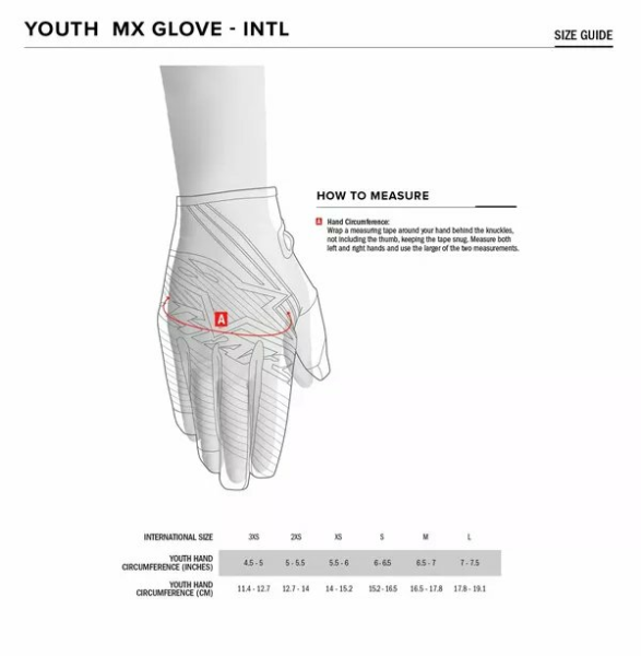 Alpinestars Youth A-dura Gloves Black -0