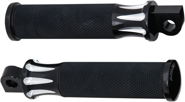 Fusion Male-mount Footpegs Black, Silver, 1, nordicamoto.ro