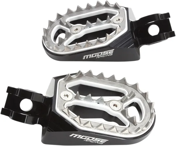 MOOSE RACING Qualifier Footpegs Black -1