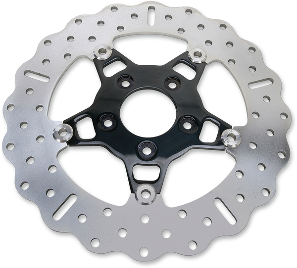 Fsd Series Stainless Steel Front Brake Rotor For Big Twins Black, Polished, 1, nordicamoto.ro