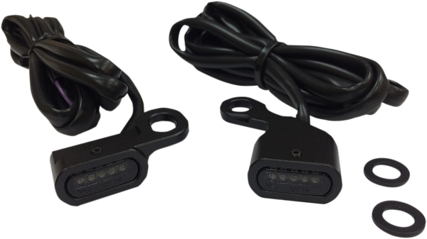 Led Handlebar Marker Lights Black, 2, nordicamoto.ro