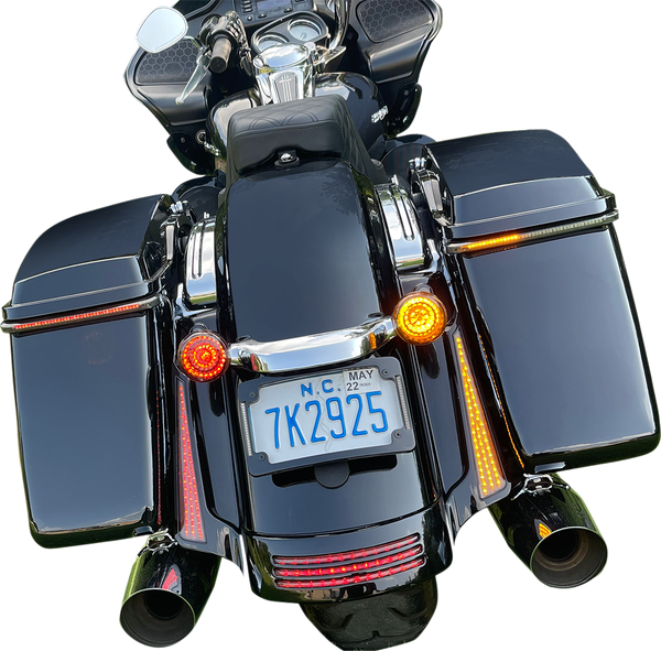 Smart Led 1157 Bullet Turn Signals With Controller Amber, Red, 1, nordicamoto.ro