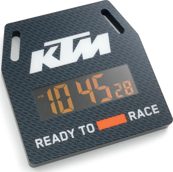 Pachet Cadou Cana KTM Team Negru / Ceas perete KTM / Kit stickere KTM Corporate / Lanyard KTM Team Portocaliu-2