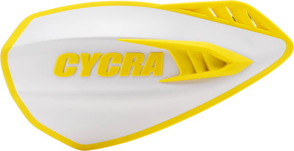 Cyclone Handguards White, Yellow-0