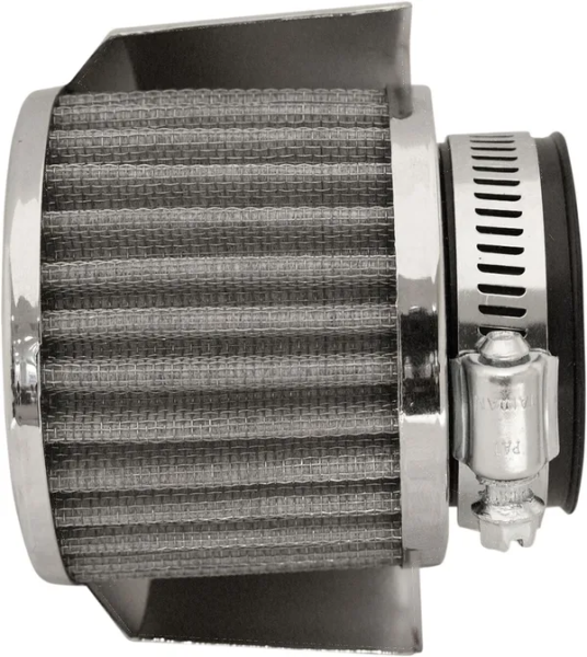 Clamp-on Pod Air Filter Chrome