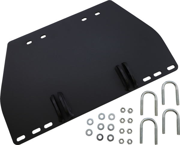 Atv Plow Bottom Mount Matte Black 
