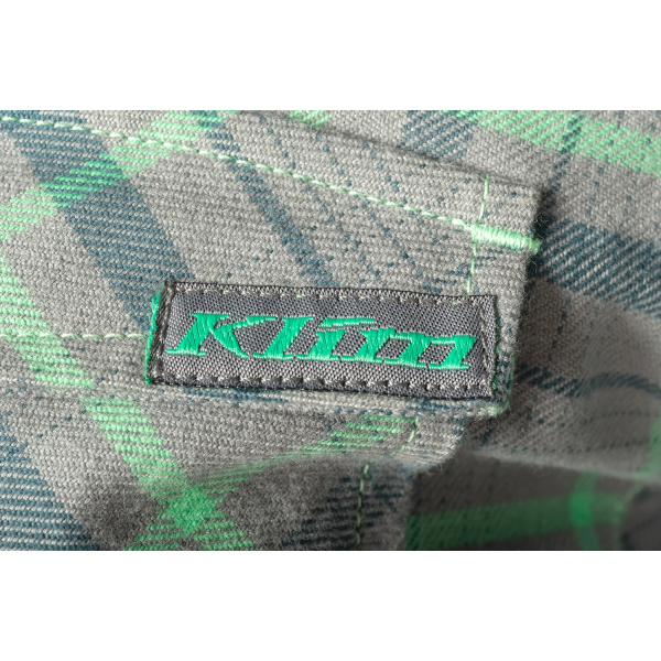 Camasa Dama Klim Upland Flannel Monument Gray - Wintermint-3