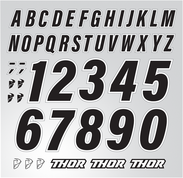 Kit Autocolante Thor Tricou Offroad ID-0