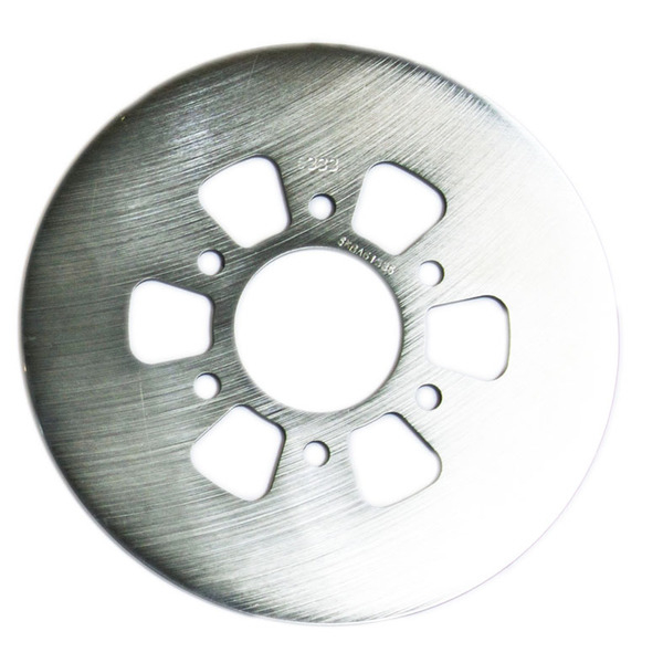 D-series Round Brake Rotor Gold, Polished Steel, Silver, Zinc, 1, nordicamoto.ro