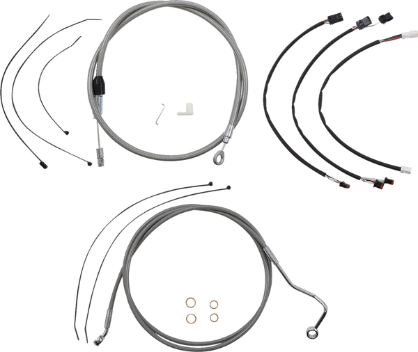 Xr Handlebar Installation Kit Silver, 2, nordicamoto.ro