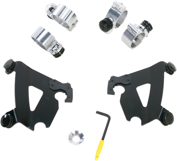 Cafe Fairing Trigger-lock Hardware Kit Black, 1, nordicamoto.ro