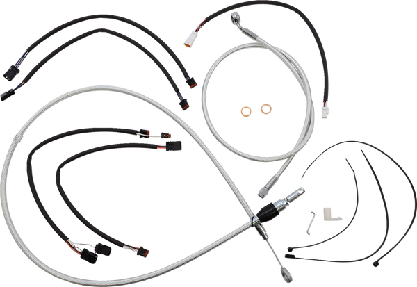 Sterling Chromite Ii® Designer Handlebar Installation Kit Silver, 2, nordicamoto.ro