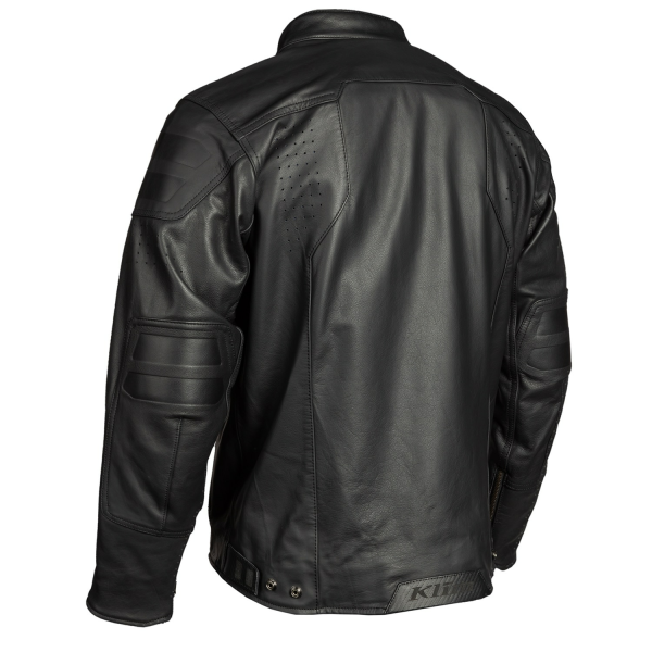 Geaca Moto Touring Klim Sixxer Leather Gunmetal Black-4